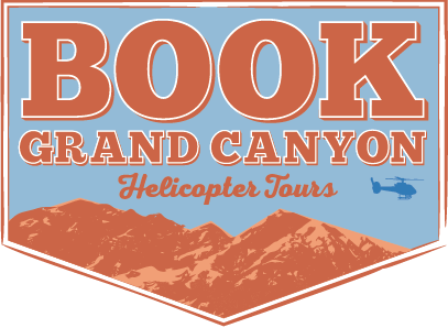 Book Grand Canyon Helicopter Tours poster.
