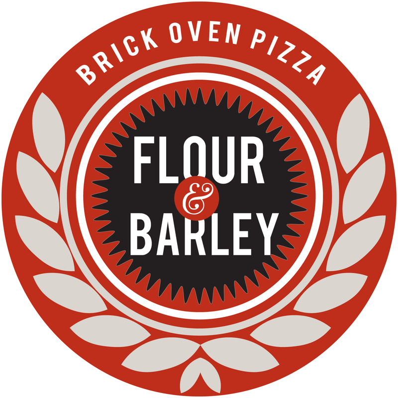 Flour & Barley Brick Oven Pizza logo.